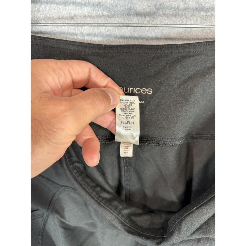 Maurices Leggings Womens Large High Rise Yoga Pants Stretch Pockets Athletic Gym
